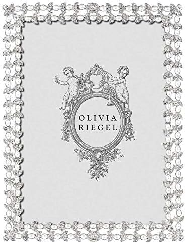 Оливија Ригел Сребрена Тристан 5 x 7 Рамка со накит со кутија за подароци