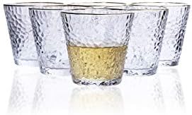 Чаши За пиење Комплет од 6 Кристални Стакларија без Олово. Бурбон Или Виски Стаклена Чаша, Бар, Ладен Чај, Вода, Мохито И Чаши Колинс