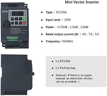 MAMZ INVERTER IST230A 3P 220V/380V 0,75KW/1.5KW/2.2KW фреквенција на фреквенција на фреквенција на фреквенција на фреквенција