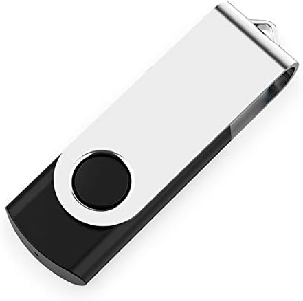 2 Пакет 64GB USB Флеш Диск USB 2.0 Палецот Дискови Скокни Диск Преклопување Меморија Стап Вртливата Дизајн-Црна