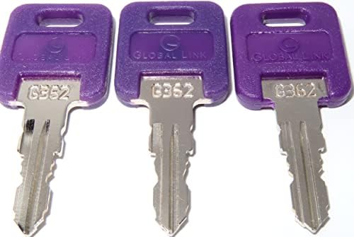 Глобална врска G362 Purple RV клучеви: Грав G362 поголем од оригиналното полесно да се види.
