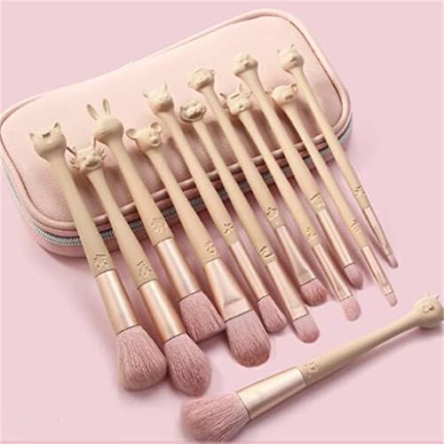 N/A Cute Smapup Set Super Soft Soft Beauty Bready Brush Eyhendow Shapup Brush Tool Soft Jurle (боја: A, големина