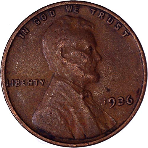 1936 година Линколн пченица цент 1С за нециркулирани