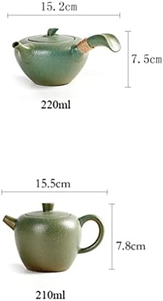 Дебела домашна декорација керамички чајник гроздобер кинески кунг фу -чајник за пиење