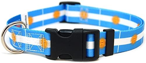 Аргентина Куче Јака | Аргентина Знаме | Утлегар Лизга-На | Направени ВО ЊУ ЏЕРСИ, САД | За Средни Кучиња | 3/4 Инчен Широк