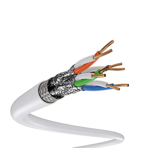 DRIPSTONE 500FT CAT7 S/FTP ВО Ѕид ETL Наведени Голи Бакар Црна,