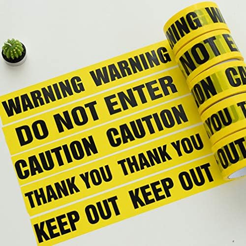 Nuobesty жолта претпазлива лента за претпазливост барикада лента за самостојно предупредување за предупредување за безбедност за опасни