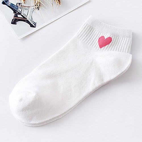 Чорапи За Компресија На Глуждот За Жени Удобни Чорапи Во Форма На Срце Во Скејтборд Модни Жени Чорапи Бели Чорапи
