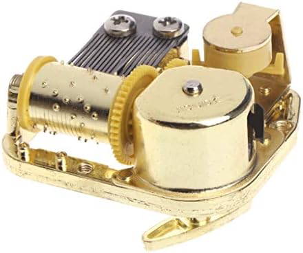 GKMJKI Метална механичка музичка кутија злато движење за завртки за заклучување на небото клуч на небото