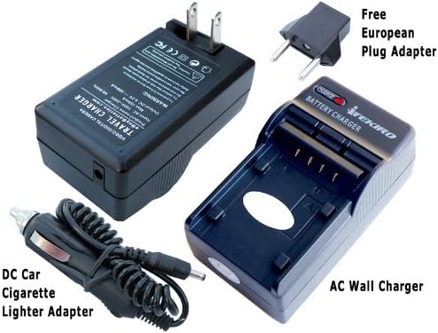 Itekiro AC Wall DC Car Battery Chit Chit за JVC AA-VF7 + Itekiro 10-во-1 USB кабел за полнење