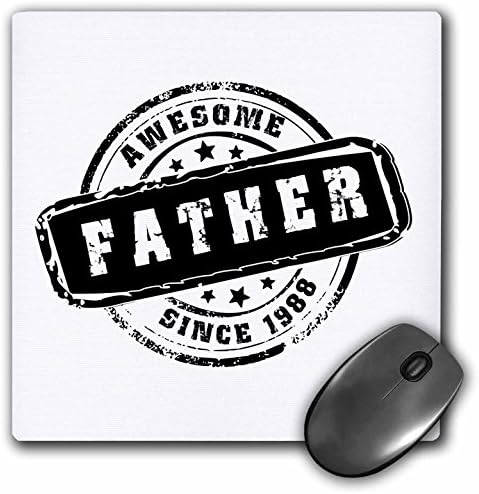 3дроза Одличен Татко Од 1988 Година Година На Раѓање На Првородено Дете Печат-Светови Најголем Татко-Најдобар Татко-Глувче Рампа
