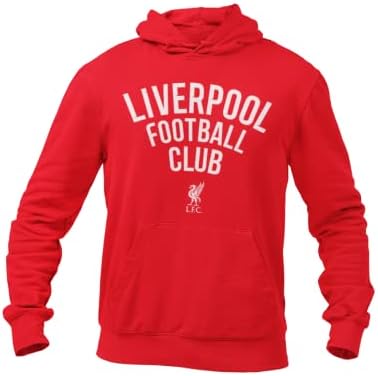 Anfield Shop Liverpool FC Signal Red Hoodie - Официјално лиценцирана LFC облека за мажи и жени