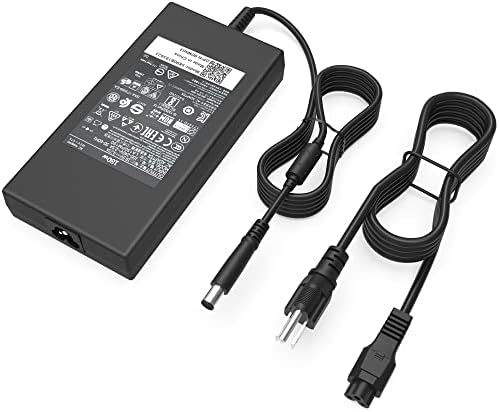 180W 19.5V 9.23A Tip 7.4mm Adapter Charger Compatible with Original dell Alienware 13 15 17 R1 R2 G3 G5 G7 Series；2320 2350 3579