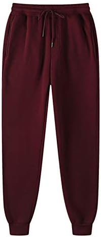 Менс обични хип-хоп панталони чин-патеки за патеки со цврста боја панталони со џеб зимски обични панталони за жени