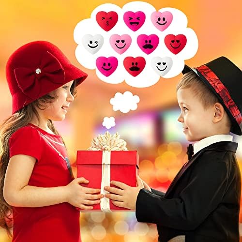 Eartim 28pcs срце Мочи стискајте играчки за забави, мини каваи срце мочи стрес олеснување на анксиозноста играчки за деца за роденденска размена Подарок за добрите, торб