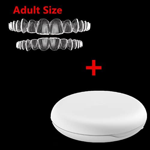 SOWSMILE стандардна големина подготвена форма заби заби за заби, ноќен чувар, чувари на уста за мелење заби со кутија трансапрент…