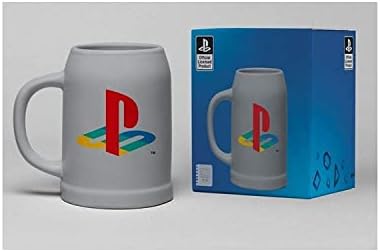 PlayStation Classic Unisex Beer Mugments разнобојната стока на керамички вентилатори, игри, ретро игри