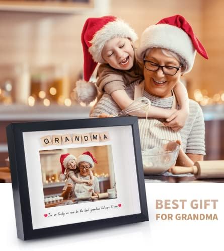 Подароци за најдобра баба Fatloda - Рамки за слики, уникатни подароци за роденден за баба од внука внук, подароци на Нана од внуци,