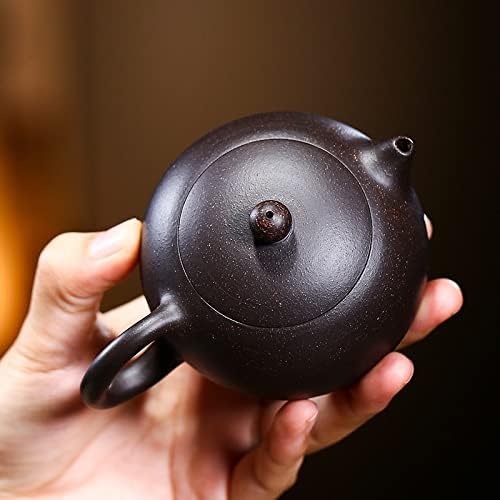 Wionc Black Zhu Mud Shih Ball Doad Purply Clay чајник Кинески садови за чај Конгфу 160 мл