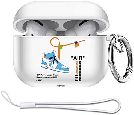 Gedicht за AirPods Pro 2 -та генерација кутија 2022 воздушни спортови чевли со лента, заштитни TPU меки случаи, покријте го засилен за Apple