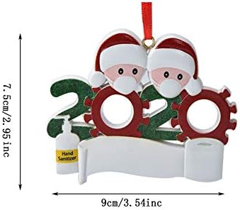 Соехир Симпатичен Дедо Мраз Носење_маска Декорација Новогодишна Елка Орнаменти 2022 Божиќен Празник Сувенир