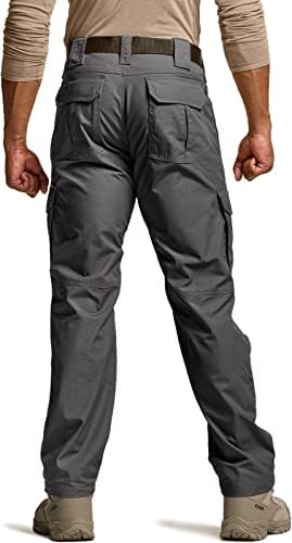 CQR Машки тактички панталони, отпорни на вода RIPSTOP карго панталони, лесни панталони за пешачење со ЕДЦ, облека на отворено