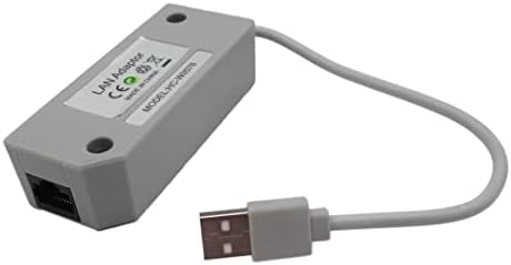 WGL USB 10/100Mbps Ethernet Network Adapter за Nintendo Wii, Nintendo Wii U, Nintendo Wii, Nintendo Wii U