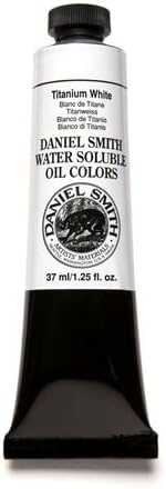Даниел Смит растворлива во боја на масло, боја на масло, 37мл цевка, титаниум бела, 284390002