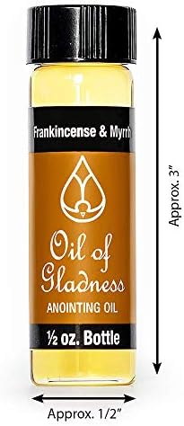 Масло од радост Френсиненс и Масло за помазано масло - масло за секојдневна молитва, церемонии и благослови шише од 8 мл