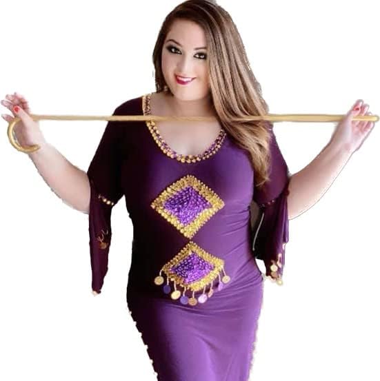 Ориентален египетски костим за танцување во стомакот, фустан од Саиди, Балади Галабеја, Фалахи Абаја ج جلااortة رقص شرقى
