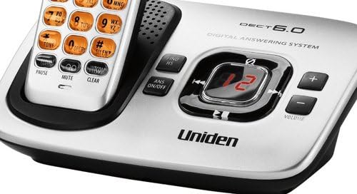 Uniden D1780 1.9GHz Dect 6.0 Телефон за слушалки за безжични мрежи