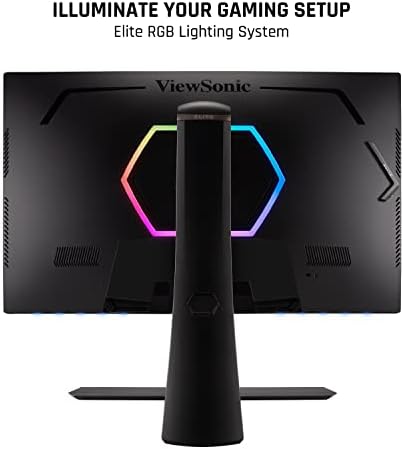 ViewSonic ЕЛИТА XG321UG 32 Инчен 4K IPS 144hz Игри Монитор Со G-Sync, МИНИ LED, Nvidia Рефлекс, HDR1400, Напредна Ergономија, HDMI и DP За Esports