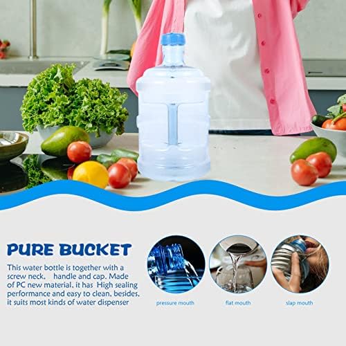 Нолитој 1,32 галон за вода за вода 5 литри шише со шише со вода што може да се употреби со вода со шише со вода за итни случаи за складирање на