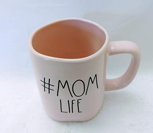Реј дан #МАМО ЖИВОТ керамички чај, супа, кафе кригла во розова боја