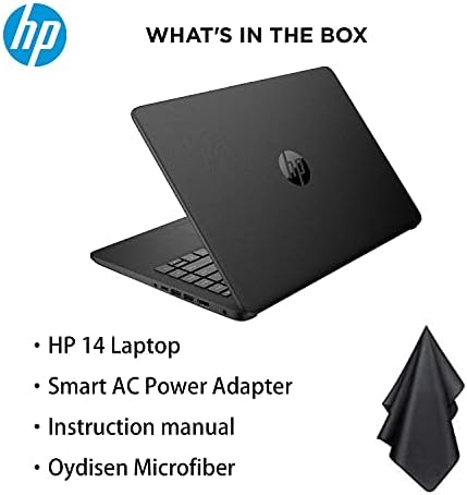 2021 Најновиот Hp Премиум 14-инчен HD Лаптоп, Intel Двојадрен Процесор До 2,8 GHz, 8GB RAM МЕМОРИЈА, 64gb Emmc Складирање, Веб