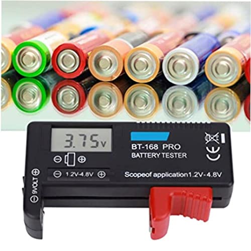 Без напор проверете ја батеријата со BT168PRO дигитален тестер за повеќе батерии, вклучувајќи 18650 AAA AA и повеќе - компактен и преносен