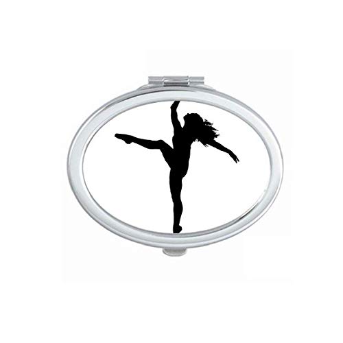 Танцувачки спортски танчер перформанси уметнички огледала Преносна шминка за преклопување со двојни странични очила