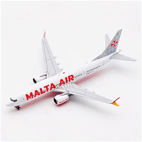 Модели на авиони 1: 400 скала модел на авиони погодни за авијација B737-MAX8 9H-VUC модел на минијатурен модел за колекционерски