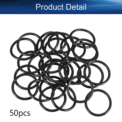 Bettomshin 50pcs нитрилна гума О-прстени, 35мм ОД 29мм ID 3,1 мм ширина, метричка буна-нитрилна запечатување запчан за мијалник за заптивка