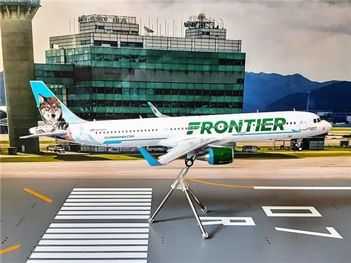 Geminijets Frontier Airlines Airbus A321 N704FR 1/200 Diecast Aircraft претходно градежен модел