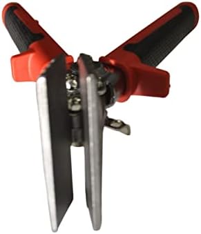 Зелуга ZL178 3in. Директен лим за лим со лим со ракави за рачно, алатки за лим за лим за израмнување на метал, црвена/црна боја