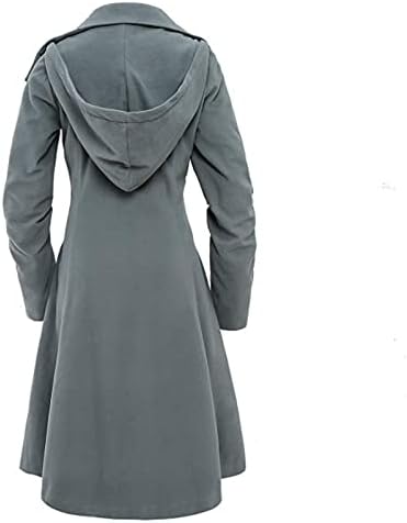 Зимски палта за врвови за жени со долги ракави со аспиратор, пулвер блуза Отворена предна јакна за џемпер за надворешна облека за надворешна облека