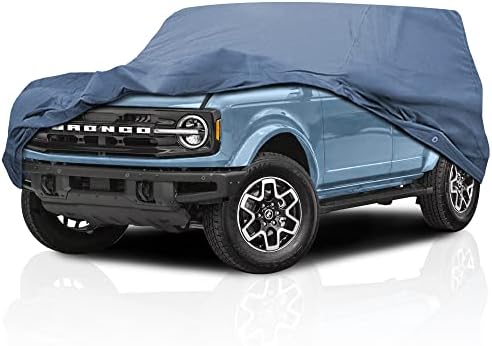 Uscarcover Supreme SUV Car Cover For Ford Bronco 2021-2023 SUV 4-врата, целата заштита на временските услови за дишење на целосна