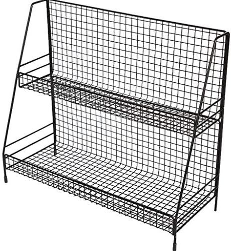 Juewa ковано железо решетката за складирање на кујната со двојни домови за решетки за мултифункционални решетки