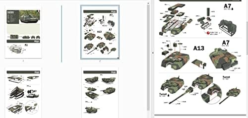 Csyanxing 1/43 скала хартија француски леклерк главен модел на борбени резервоа