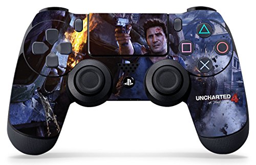 Контролер опрема Uncharted 4 Противпожарна борба - PS4 Контролер кожа - официјално лиценцирана од PlayStation