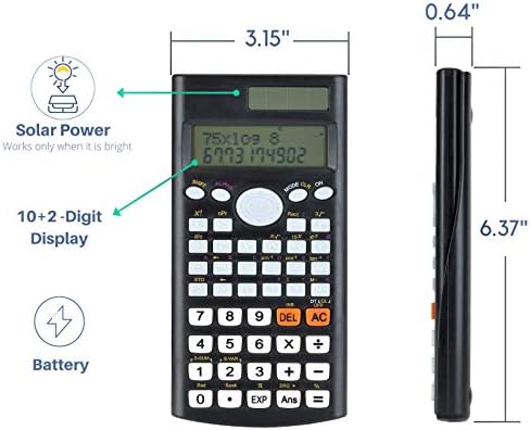Г-дин Пен- Научен калкулатор, соларна енергија, калкулатор за 2 линиски линии, калкулатор за училиште, калкулатор за фракции, научен