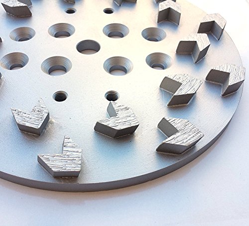 2pk 10 ”Pro Diamond Greding Gead Disc Plate за Edco, Husqvana, MK, Blastrac, Diamond Products Floor Floor grinders, 20 сегменти на стрелки- Премиум