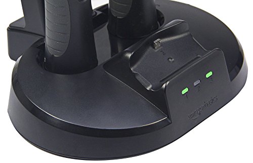 Основи на Амазон Основи за полнење станици за приказ на PlayStation VR Cech-ZCM1X серија PS PS MOVE MOWITH Слушалки за движење-црна