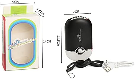 Примамлив Мини Вентилатор, USB Вентилатор За Воздух НА Полнење За Сушење Лепак за Продолжување На Трепките